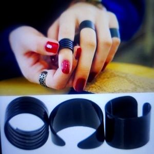 3pcs Top of Finger Ring Over The Midi Tip Finger Above The Knuckle Open Rings Ri
